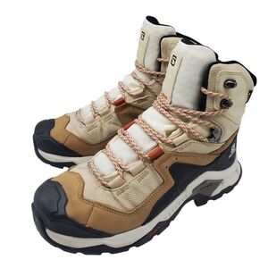 SALOMON Womens Ortholite 'Quest Element GTX' Gore-Tex Size 8 M Hiking Boots $200